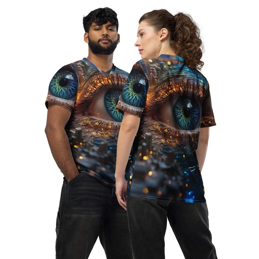 

Mystic Eye Recycled unisex sports jersey 3XL