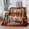 Christmas Joyful Gathering Customize Your Name Blanket Throw Personalized Blanket Durable Comfort Perfect for Nap Office Chair Bed for All Occasions