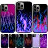 Fashion Flame Pattern Phone Case For iPhone 17 Air 15 16 Cover  11 13 14 Pro Max 12 Plus Max Fundas