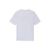 Li-Ning Sports Basketball Series Letter Print Loose Round Neck Short Sleeve T-Shirt Men Tops Standard-White AHSSD65-1