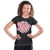 Urban Attitude Valentine Retro Leopard Print Chic 70's Record Love Youth T-Shirt