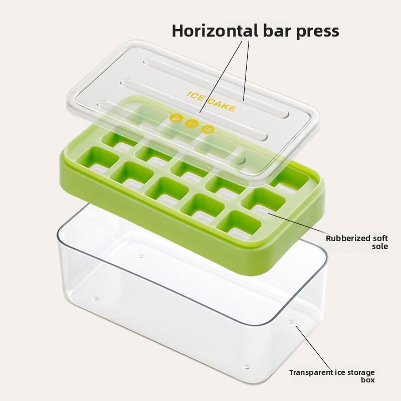 Multi-layer Pressed Food Grade Home Use Easy Release Ice Box with Lid