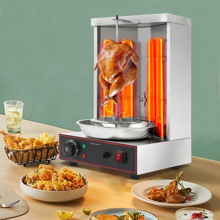 Kebab Machine - OEM - 3000W - Adjustable Temperature 50-300°C - 2 Stainless Steel Tubes