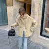 Women's Double-Faced Woolen Short Coat with Hood - Autumn/Winter 2025, Loose Fit, Small Size