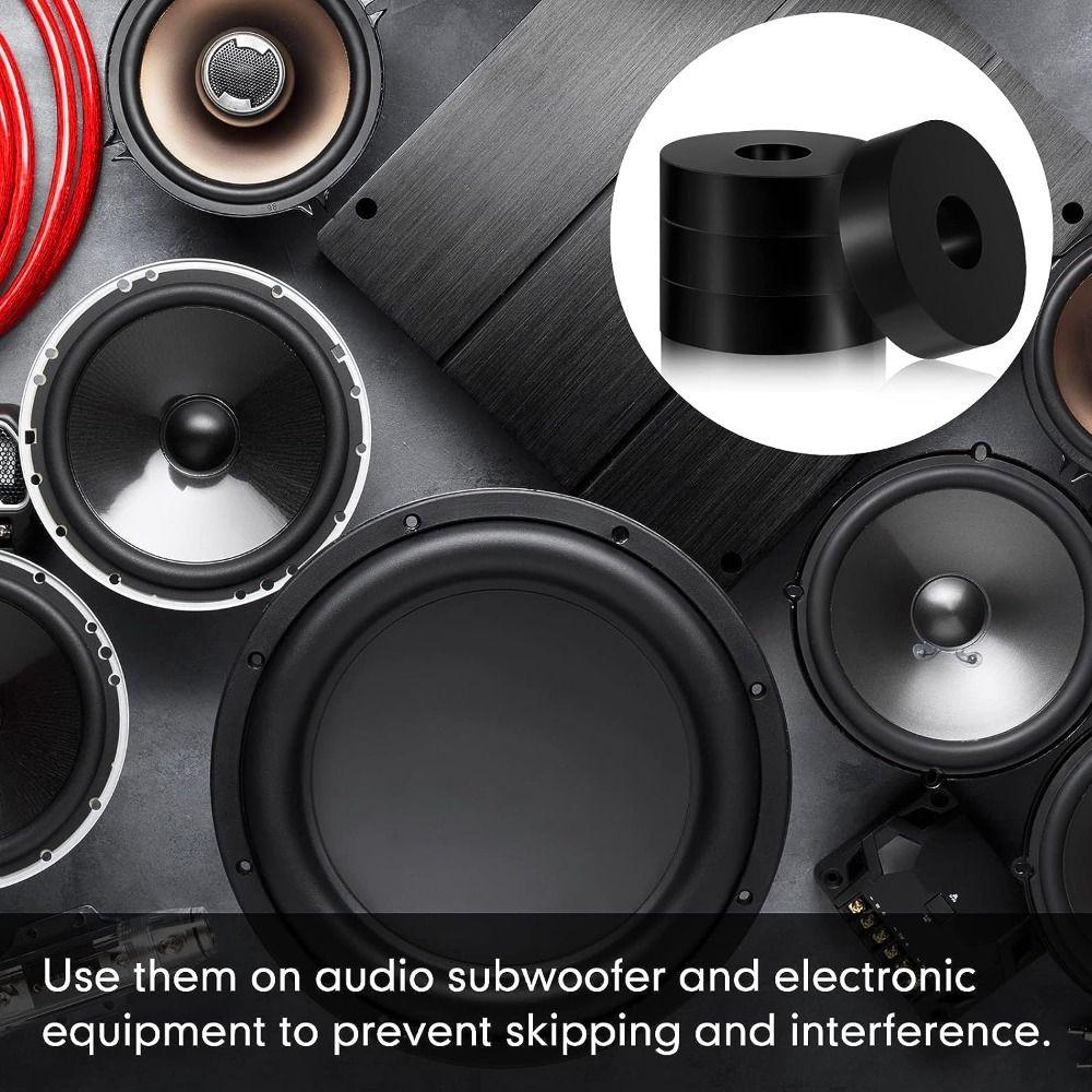 8 Stück Gummi Gummi Abstandshalter Schwarze Runde Unterlegscheiben Langlebige Abstandshalter Unterlegscheiben Zuhause