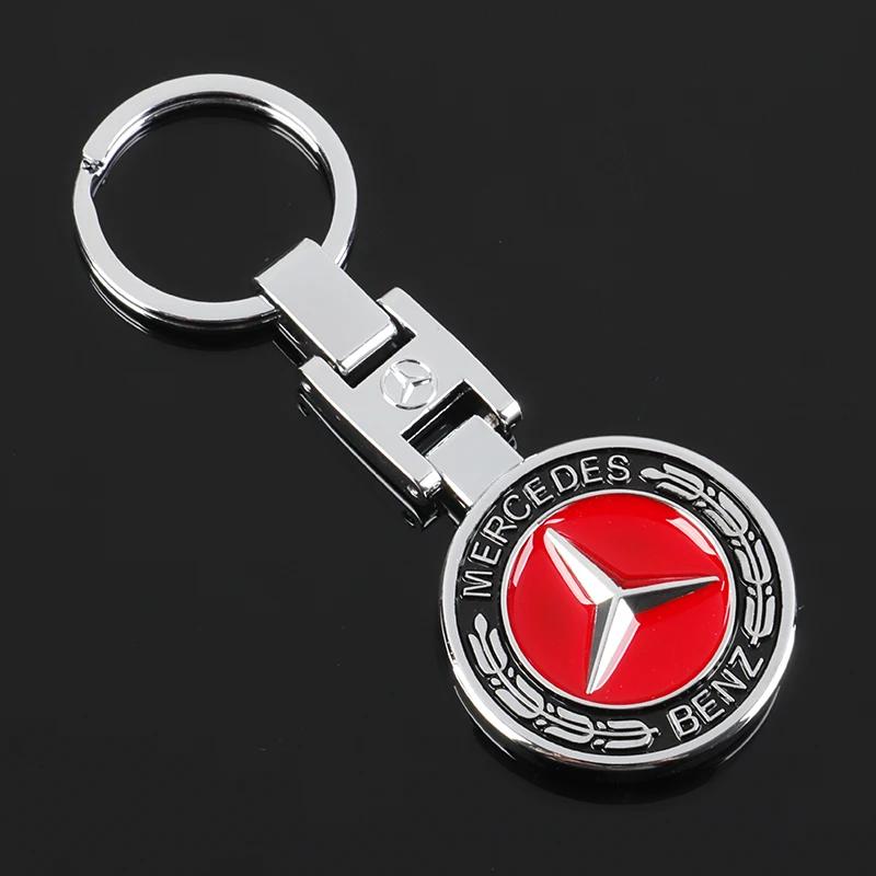 Pegatina de Coche Caliente 1 Pieza Llavero con Logo de Coche de Metal de Alta Calidad Para Mercedes Benz AMG Smart W205 C300 W203 W206 W108 W124 W126 W140 W1