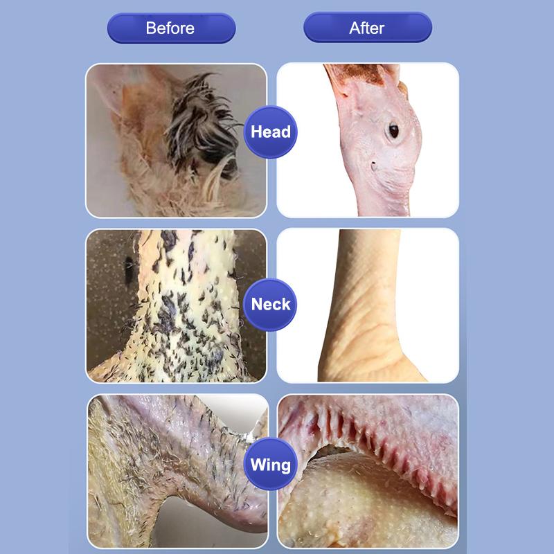 5W Plucker Chicken Duck Feathers Electric De-Trimming Steak Killing Ducks Geese Poultry Dehairing Machine Plucking Machine