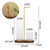 2 in 1 Incense Holder Anti-Ash Flying Incense Burne with Glass Ash Catcher and Incense Sticks Organizer for Meditation Yoga Spa 7