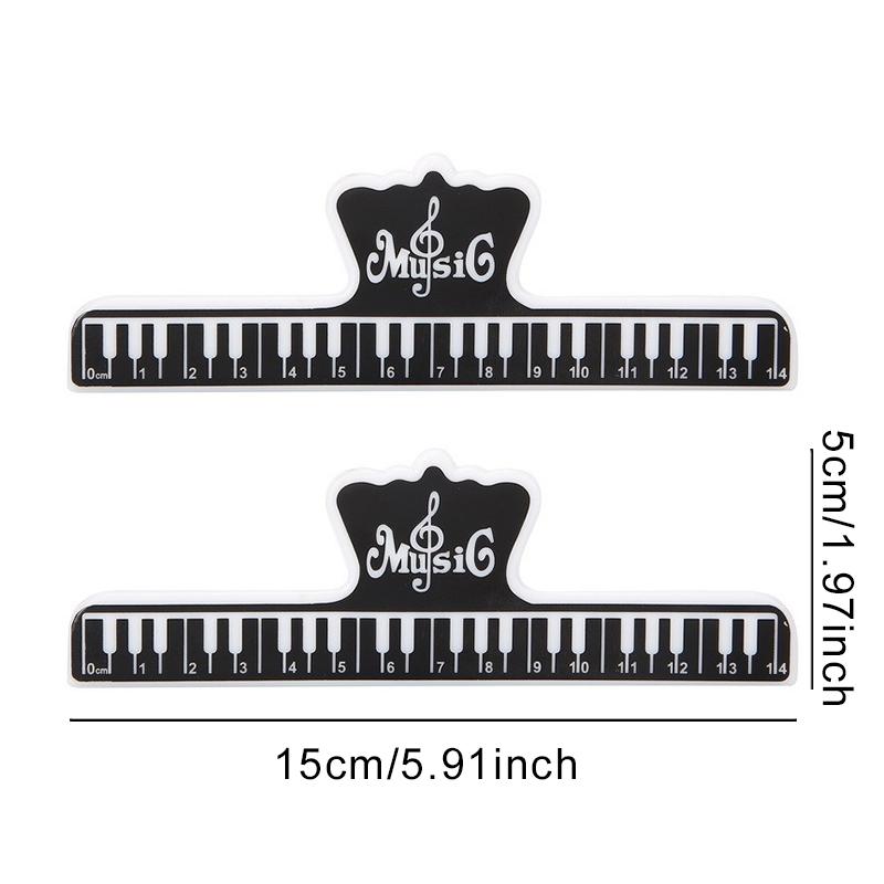 1-5PCS/Pack Portable Music Sheet Page Holder Clip Versatile Use File Sorting Book Magazine Clamps Home Office Daily Supplies ZYF