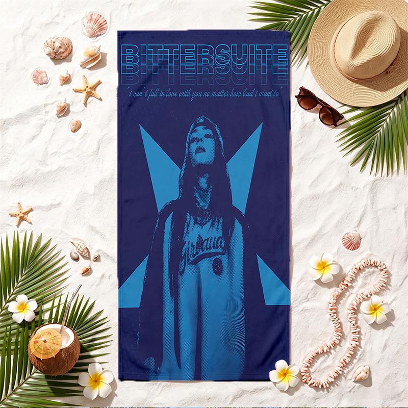 Billie eilish Soft Beach Towel Stylish Beach Pool Towel for Summer Seaside Vacation Travel