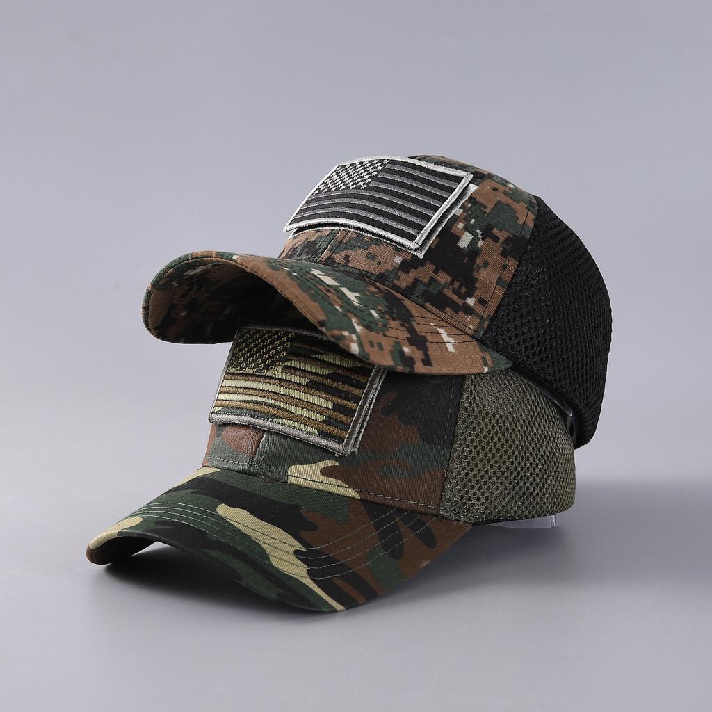 Usa Flag Baseball Hat With Breathable Cotton Material For Tactical Outdoor Activities