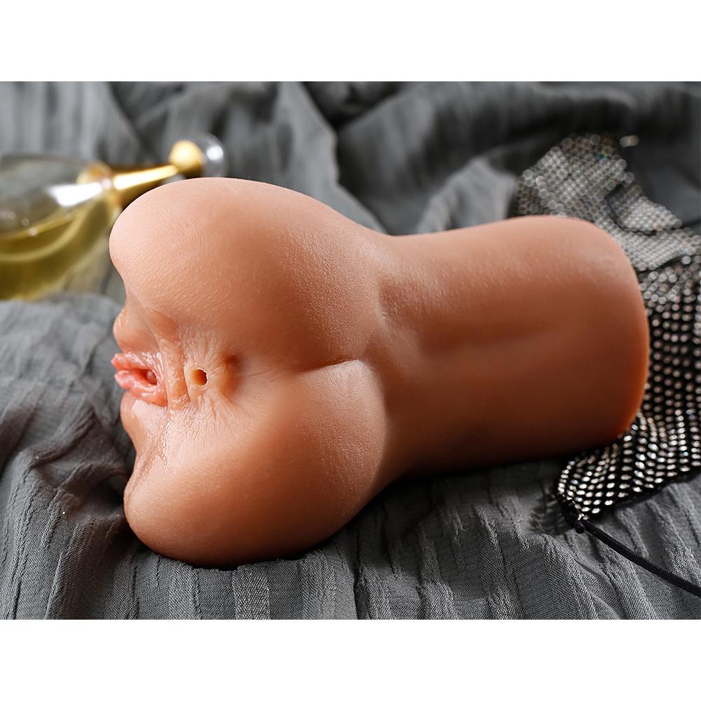 2 In 1 Male Masturbator Adult Sex Toys, 3D Textured with Sexy Realistic Vagina Tight Anus, Mens Stroker Sex Doll for Man Masturbation 900g