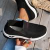 Summer New Women's Cut-out Sneakers Casual Breathable Slip On Walking Shoes Lightweight Outdoor Flat Shoes