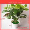 Pothos Toujours Vert Plante Verte Artificielle en Pot avec Feuillage Réaliste pour Décoration Intérieure et Accessoires de Photographie