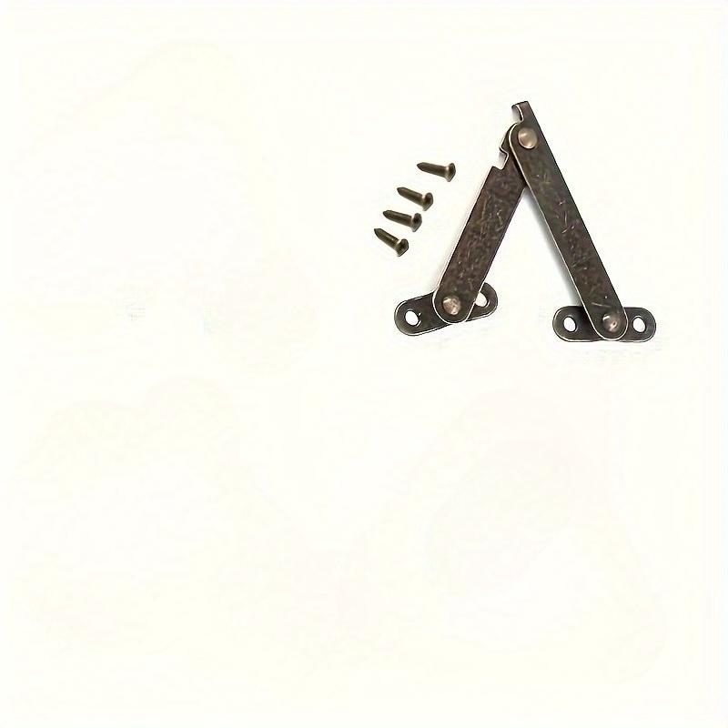 

Антикварная бронзовая петля-поддержка откидной крышки - Классический стиль, Врезная установка для шкафов, деревянных коробок и шкатулок для драгоценностей