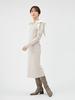 FRAY ID. Damen Taftband Enges Kleid FWFO224508 BEG 0