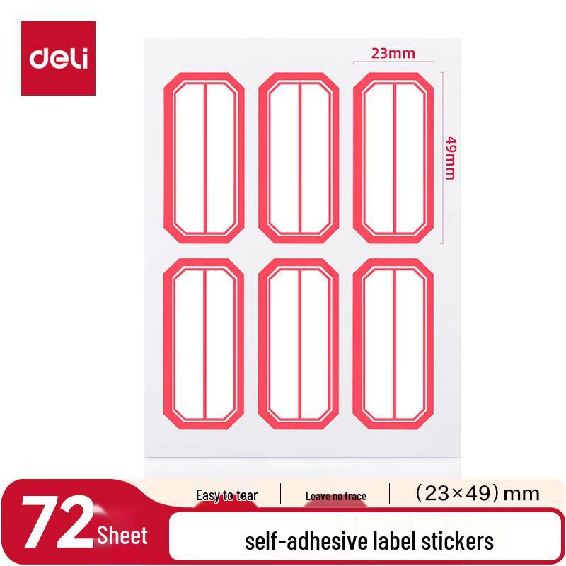 Deli Self-Adhesive Label Stickers