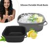 New Silicone Wash Basin Collapsible Space Saving Skincare Washbasin Lightweight Portable Beauty Tools Hiking Camping