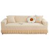 Living Room Straight Row Sofa Cover Dust Cover Skirt Lace Elastic All-Inclusive One-Piece Anti-Scratching Four Seasons Universal