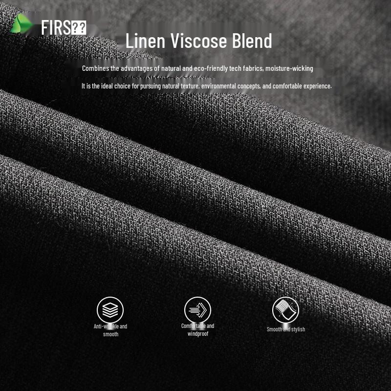 Men's Slim Fit Linen Blend Formal Suit Set