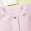 Fashionable Pink Fuzzy Coat for Teen Girls, Best Choice for Party and Going Out