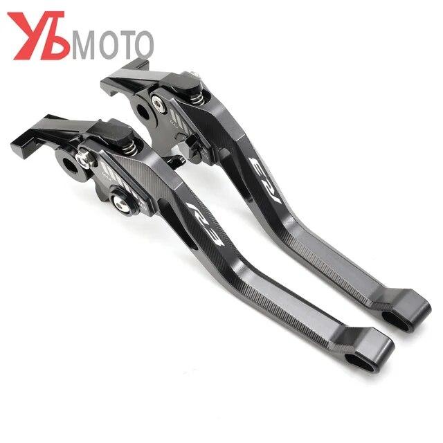 YZF-R3 Brake Lever Motorcycle Accessories For YAMAHA R3 YZFR3 2015-  2022 Aluminum Adjustable Brake Clutch Levers
