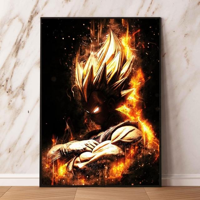 Leinwand Poster Dragon Ball Kakarot Hd Print Kunstdruck Weihnachtsgeschenk Modulare Malerei