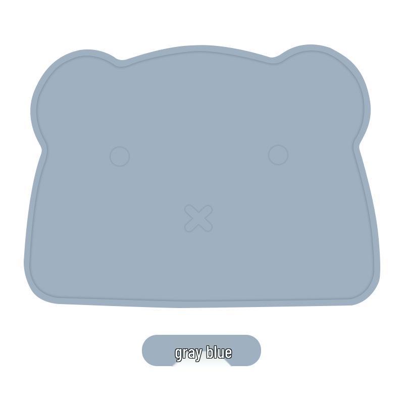 Große Silikon Cartoon Bär Rutschfeste Tischset - Kinder Hitzebeständiges & Leicht zu Reinigendes Pad