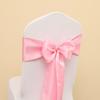 Elegant Design Chair Ribbon Ties Self Tie Chair Cover Decoration  Banquet Event Hotel