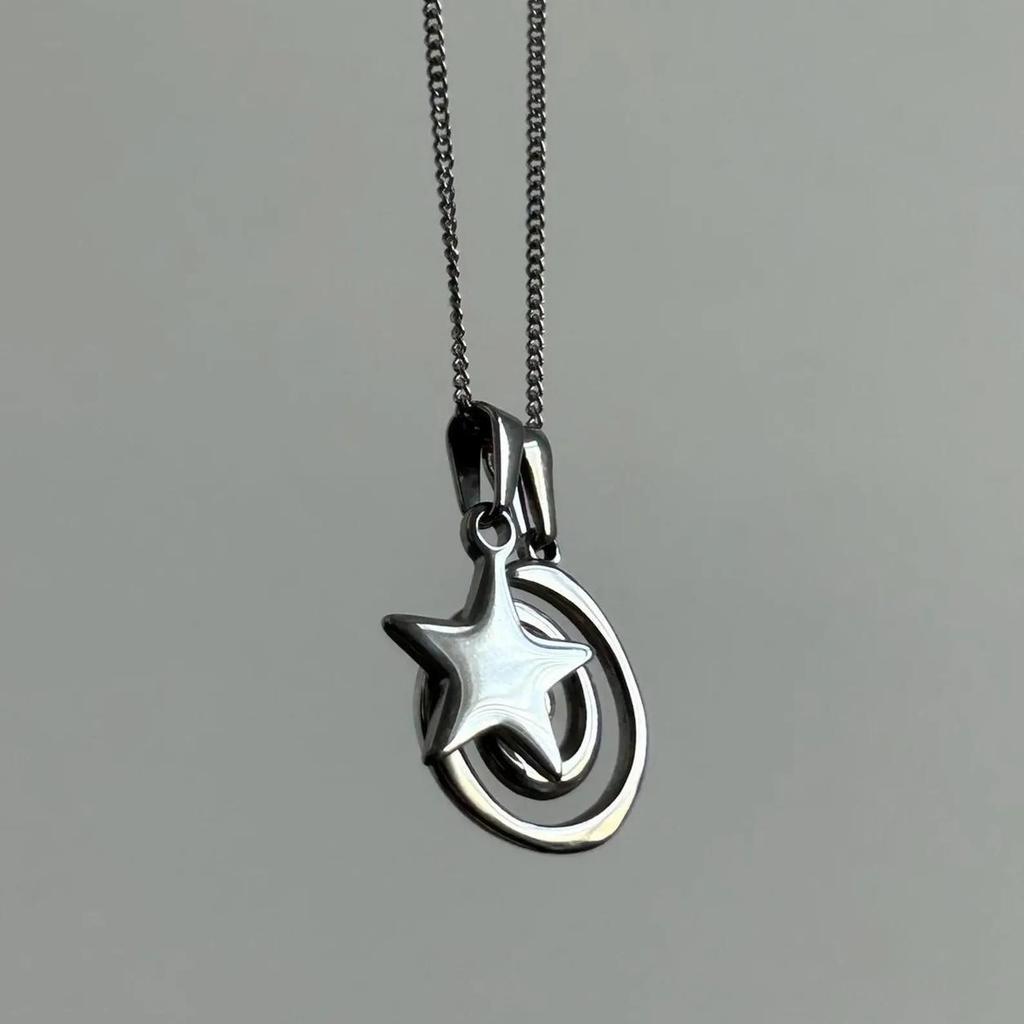 Bohemian Geometric Stainless Steel Pendant Necklace For Women Jewelry 2025 Trendy Accessories