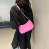 2024 Summer Fashionable Minimalist Black White Red Shoulder Crossbody Bag