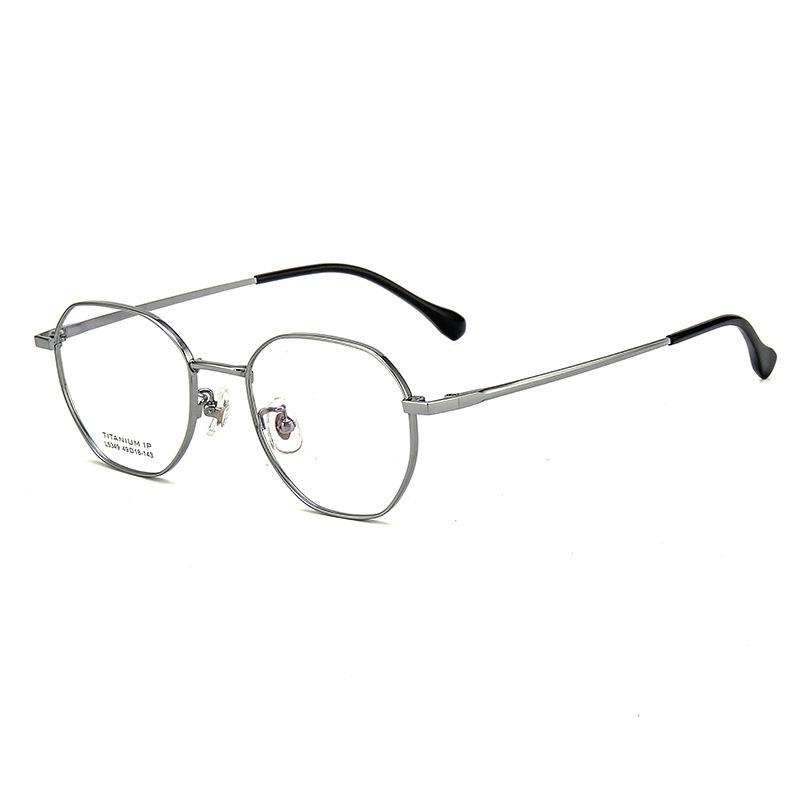 

Женские оправы для очков Danyang из чистого титана - Защита от синего света, Миопия, Большие, Стройнящие, Полностью титановые