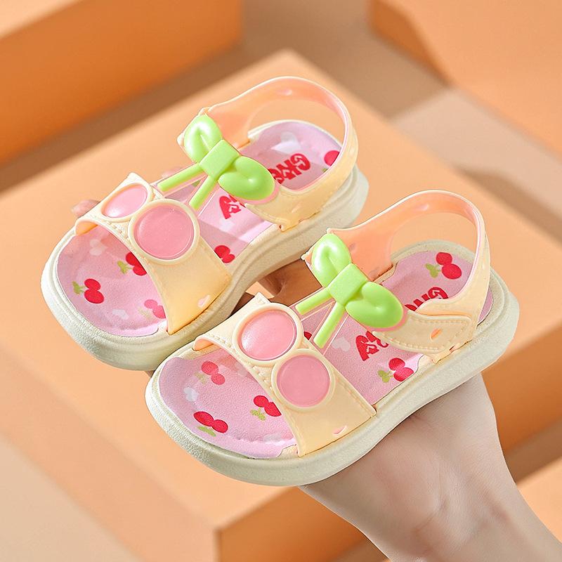 Girls' Sandals Summer Children's Princess Sandals Student Soft Sole Versatile Little Girls' Big Kids' Beach Shoes
