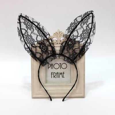 Lace Big Rabbit Ears Headband Cute Sexy Lingerie Accessories Sexy Headband Hairpin Mesh Headgear Z