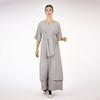 Loriya Solid Color Dress Two-Piece Set - Middle East Edition 2023