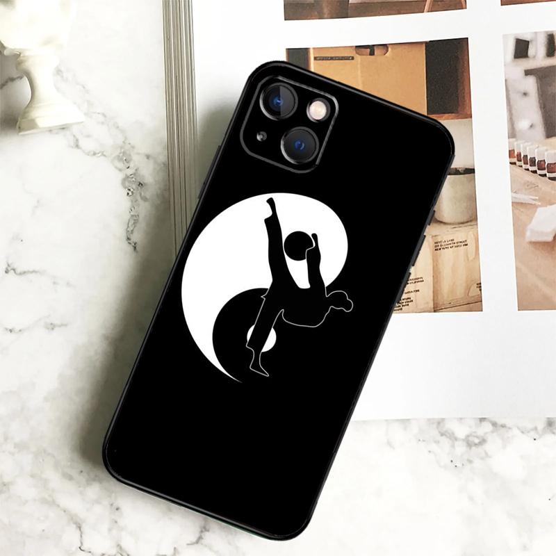 Kungfu Taekwondo Phone Case For iPhone 17 16 14 13 12 11 15 Pro Max Plus 12 13 Mini 16e 17 Air Cover Coque