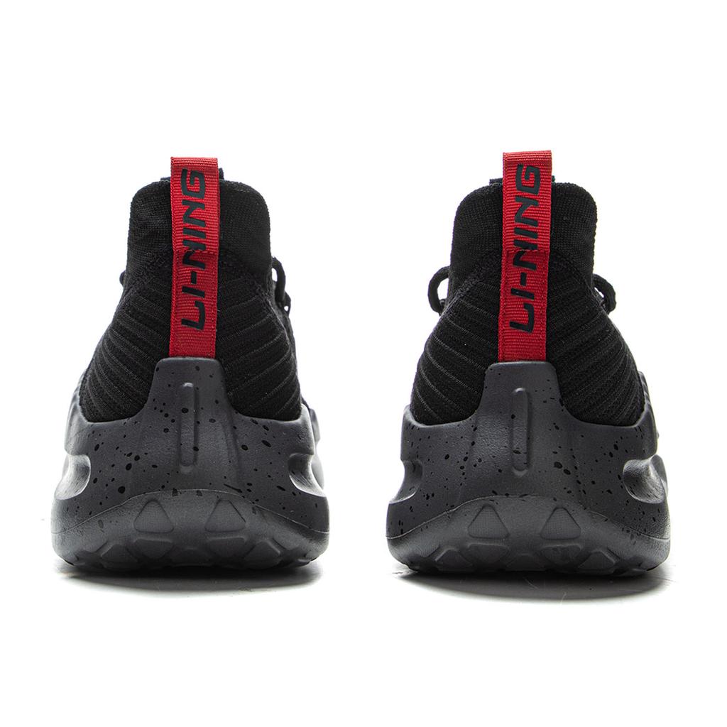 Li Ning Cloud Wave Knit Cushioning Slip Resistant Abrasion Resistant Lightweight Rebound Low top Casual Shoes Men's AGLV129-2