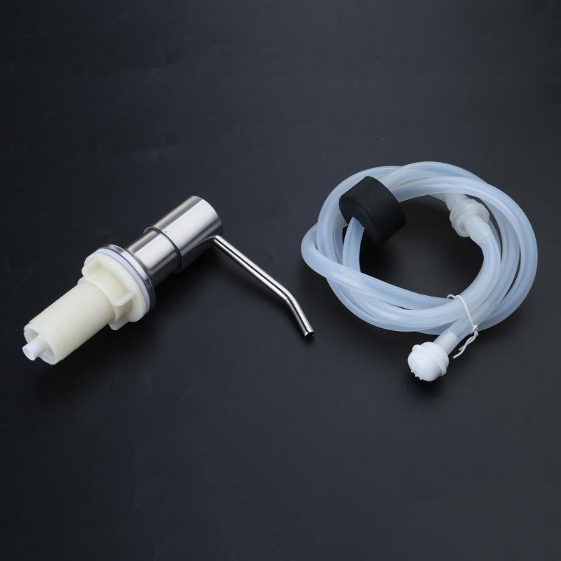 Sink Liquid Soap Dispenser Built In Sink Soap Dispenser Countertop Soap Dispenser Pump with 45.27" Extension Tube Kit