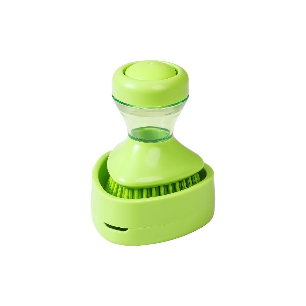 Automatic Liquid Adding Dishwashing Brush Kitchen Cleaning Brush Washing Utensils