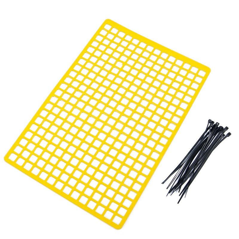 

Durable Rubber Window Mesh Protective Luggage Net For Rc D90 Axial Scx10 Trx-4 Wraith жовтий