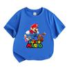Kids Boys Girls Crew Neck Short Sleeve T-Shirt, 100% Cotton Casual Cartoon Character Printed Tee for Children Summer Comfortable Breathable Tops for D