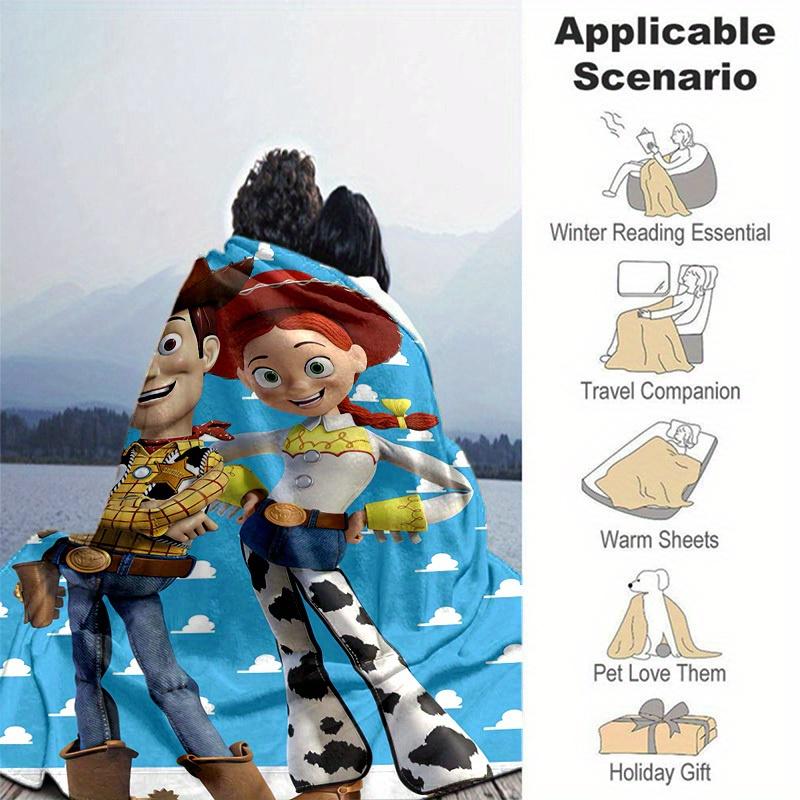 1 pièce, Toy Story Jessie Couverture Décoration Intérieure Plaid d'Extérieur pour Canapé, Chambre à Coucher, Salon, Voyage