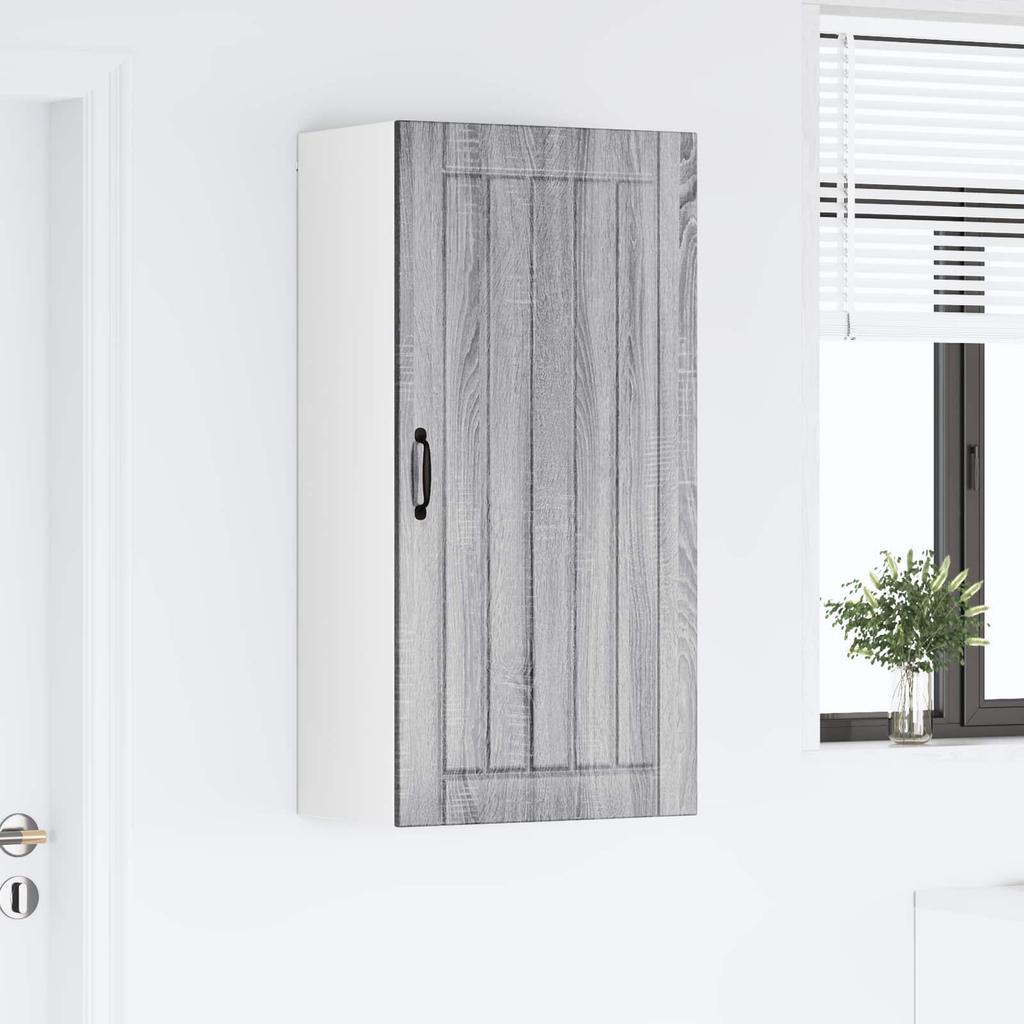 Wall Cabinet LUCCA Grey Sonoma 50 x 31 x 100 cm Particleboard