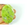 28X41X05 MM Natural Green Opal Oval Shape Cabochon Loose Gemstone 44Cts. SK-4739