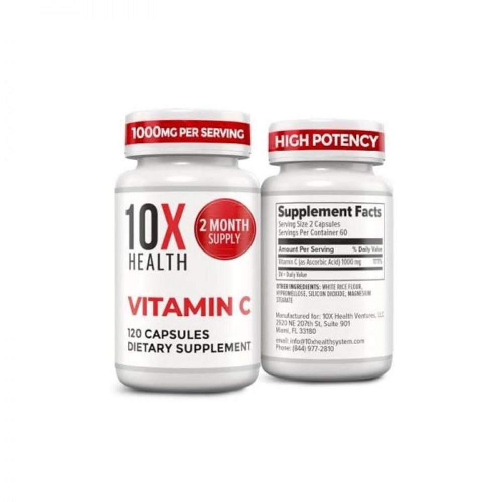 10x Health Vitamin C 1000mg 120 Capsules 1 pcs