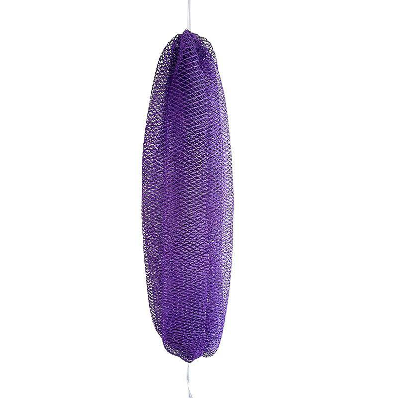 Afrikanisches Nylon-Peeling-Badetuch mit hoher Elastizität und langem Streifendesign.