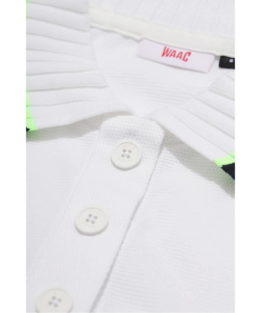 WAAC Women Knit Collar Loose-Fit Polo Wwtcm26500Whx