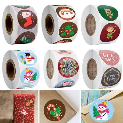 Stickers Baking Sign Envelope Packaging Adhesive Label Christmas Stickers Seal Sticker Sticky Note