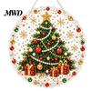 Rhinestone Painting Kit for Adults Christmas Kit, DIY Wreath Art Craft Adults, Double Decorative Pendant Making Sided Window Ornament, Acrylic Hanging