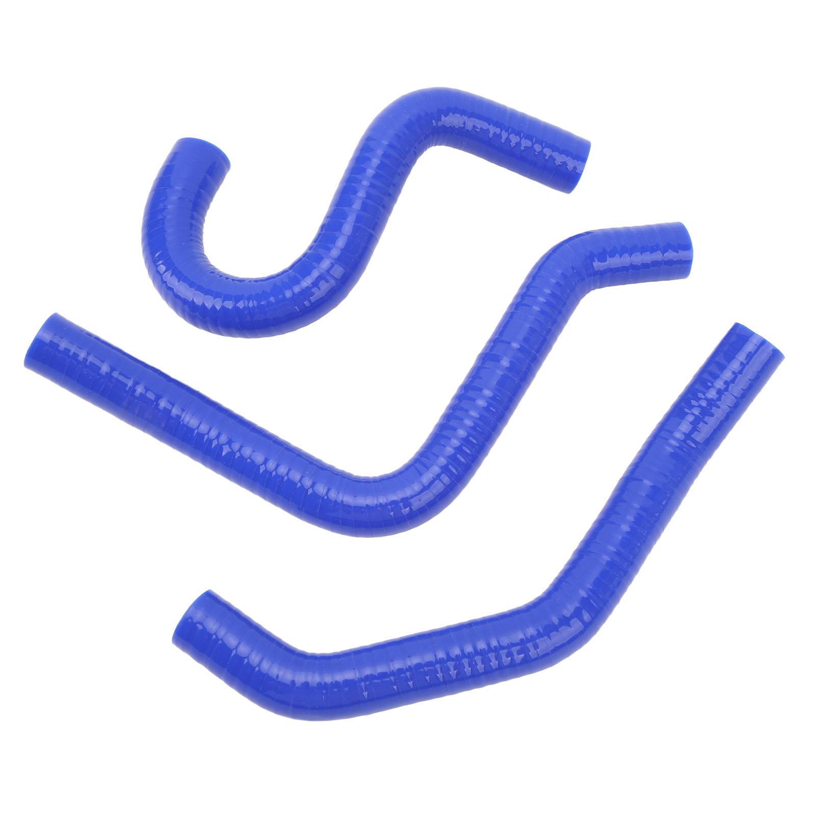 

3Pcs Motorcycle Radiator Hose Thickened High Temperature Resistant Silicone Radiator Coolant Hose For CR80R CR85R синій
